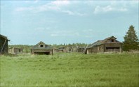 ОНЕГА 1985 год. Заброшенные деревни по берегам